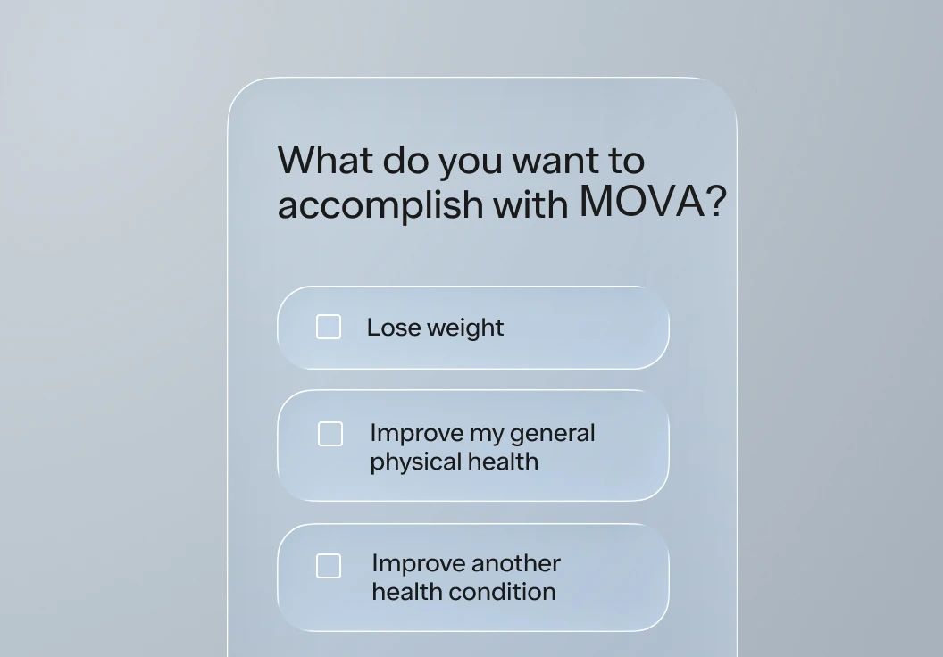 Online health assessment shown on a phone